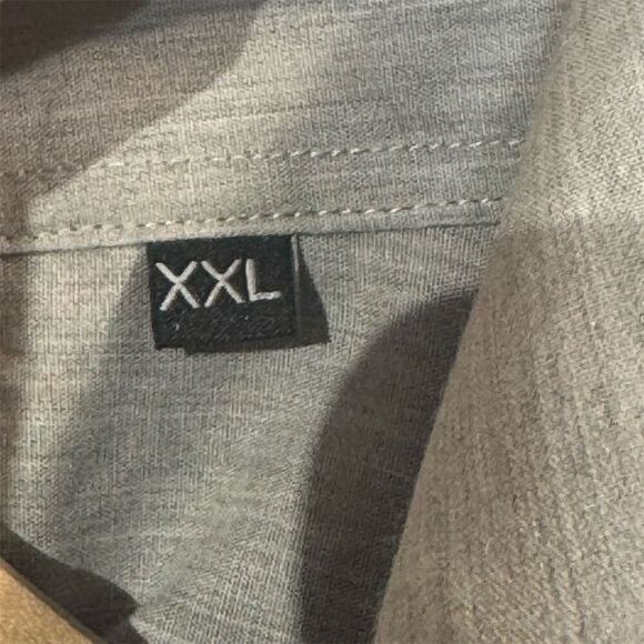 7 Diamonds XXL Plaid Button Shirt Blue Black Cotton Western Pockets Harvest Moon - Picture 5 of 7